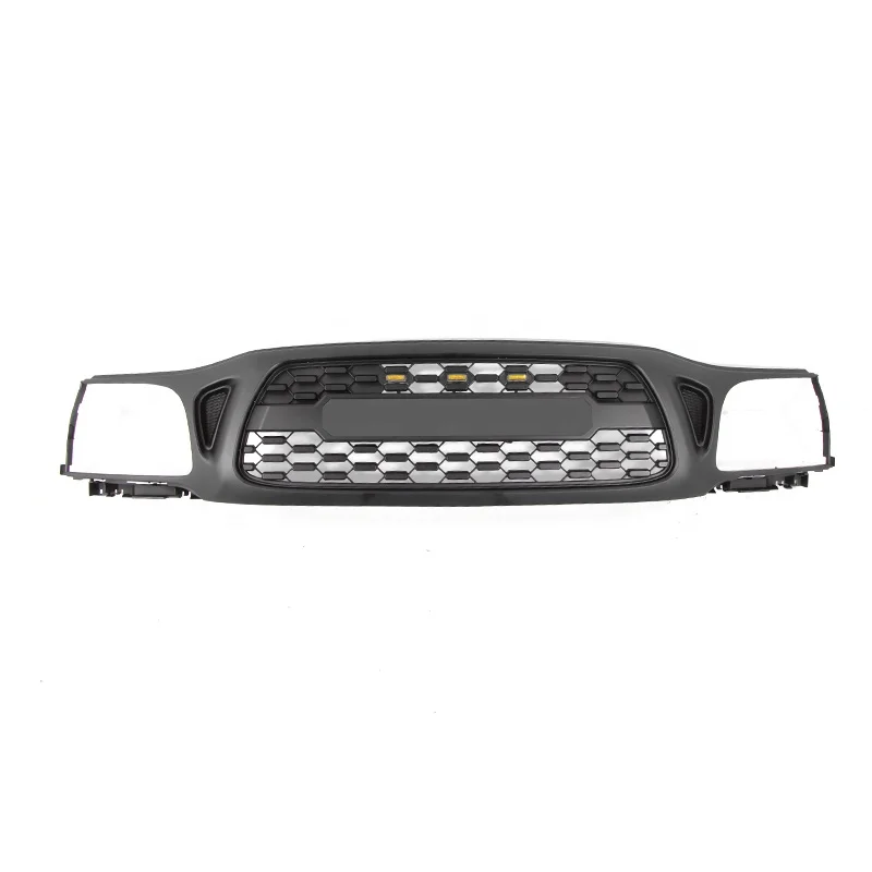 pickup truck parts abs plastic front bumepr grill fit for 2001-2004 toyota tacoma