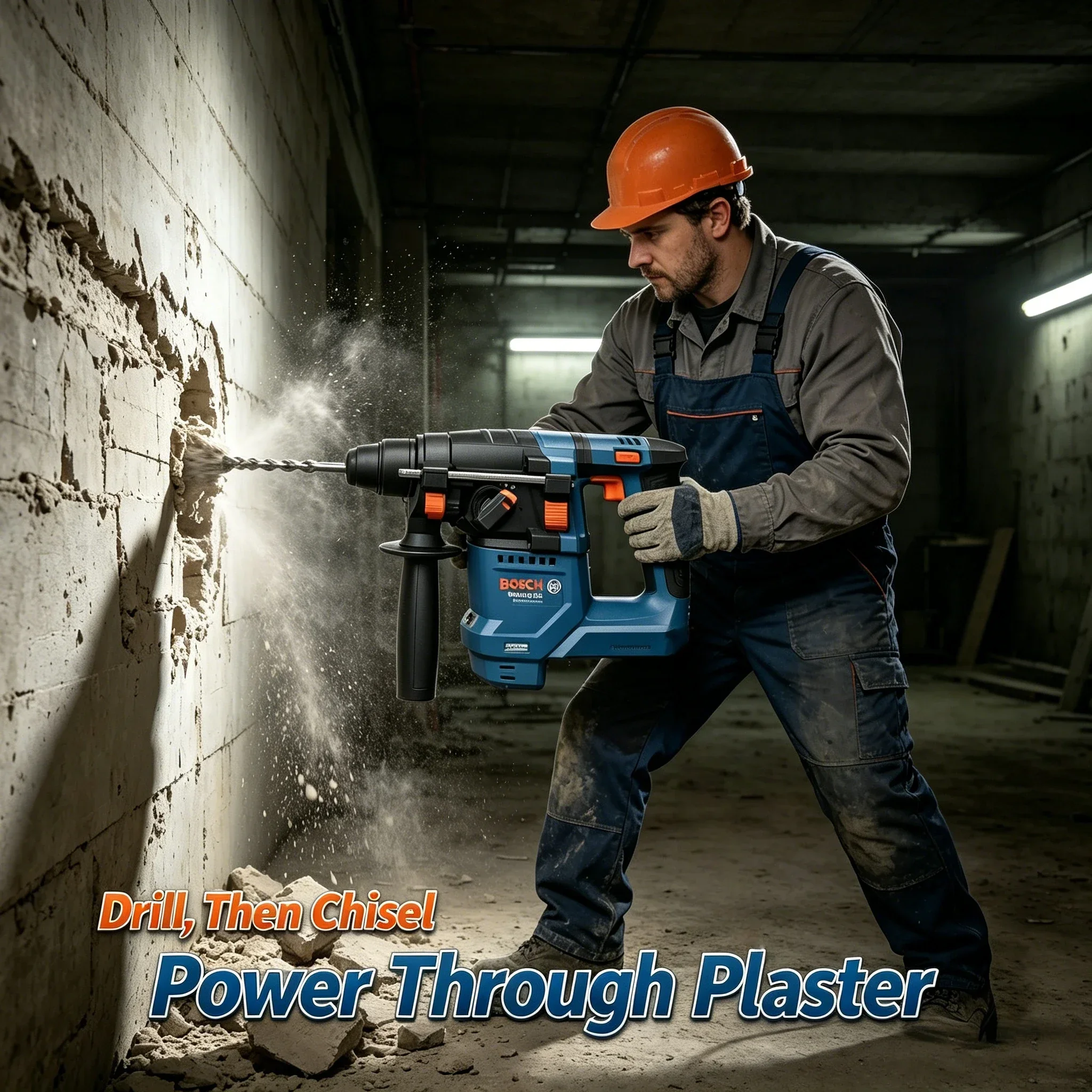 Bosch GBH 18V-18 18V Brushless Cordless Rotary Hammer, 1.5J SDS PLUS Professional Impact Drill Hammer Power Tool view 6