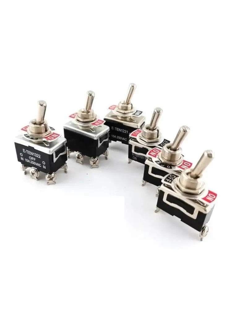 31BC Toggle Switches 2/3/4/6Pin 2 3 Position ON-OFF-ON / ON-OFF 12mm Miniature Toggle Switches 250V 15A for Car Boat