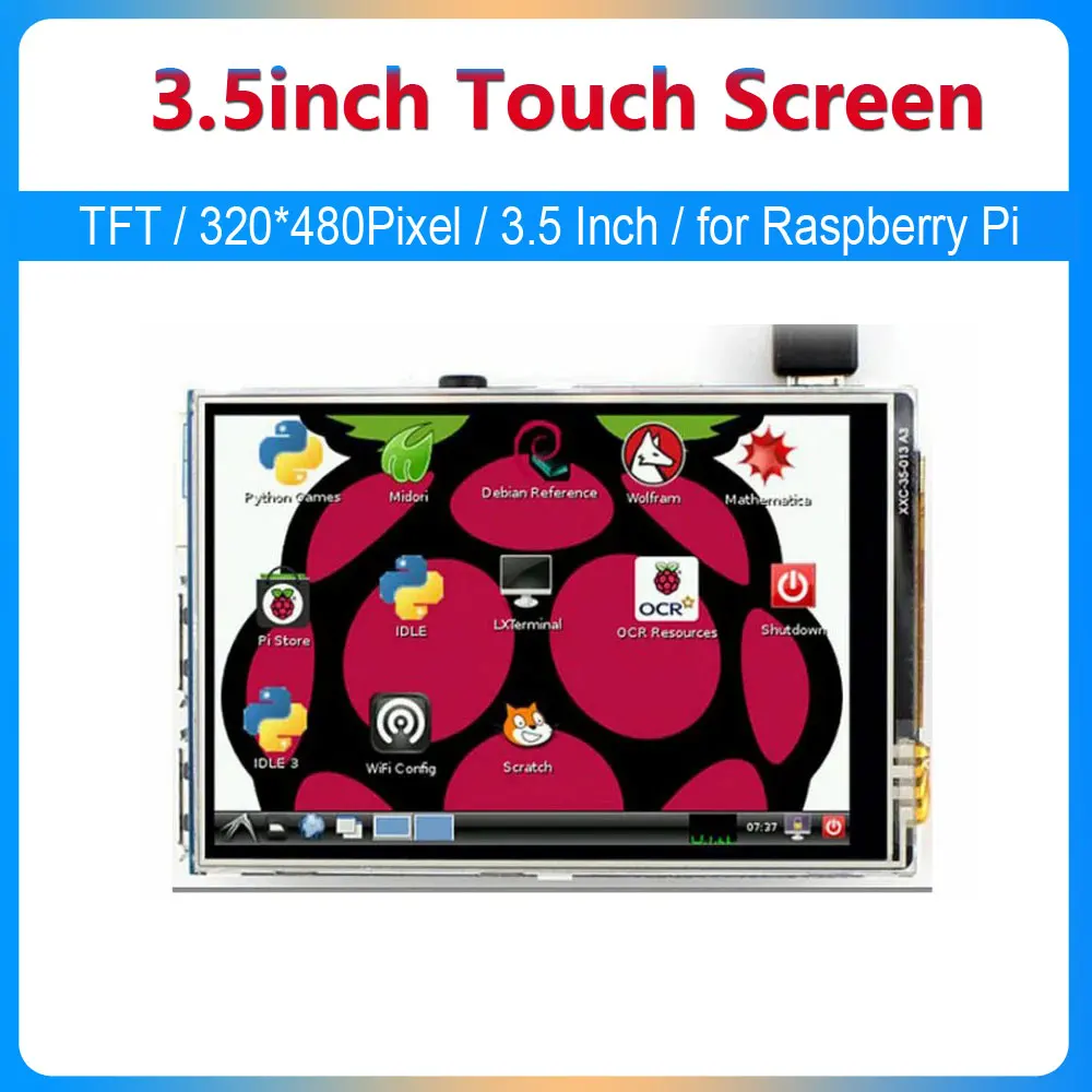 

Raspberry Pi 3,5-дюймовый сенсорный экран TFT LCD 3,5-дюймовый ЖК-дисплей 480x320 Сенсорный экран