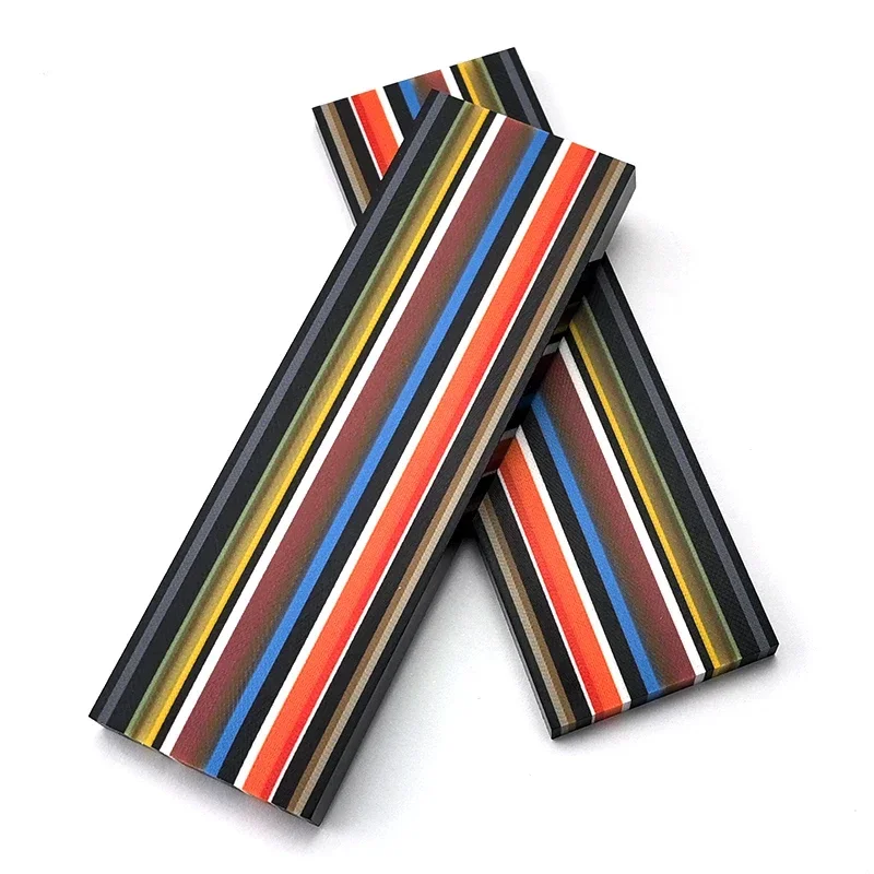 موازين مقبض السكين من مادة G10 (نمط الحلوى ونمط العلم الوطني) - لصنع مقبض السكين المحلي بنفسك