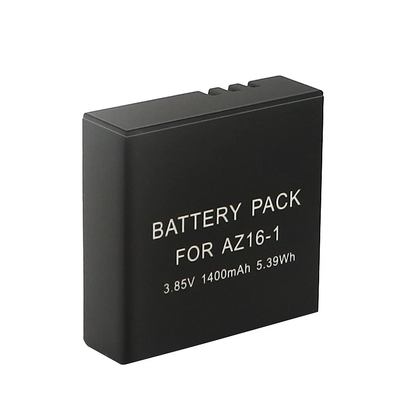 Original AZ16-1 Battery 1400mAh 3.85V Rechargeable Batteries For Xiaoyi Action Camera 2 Replacement YI 4K Lithium Battery Pack