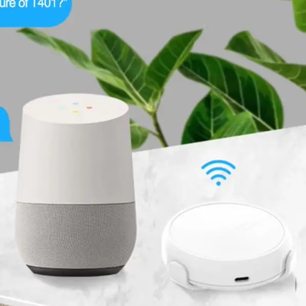 WiFi Temperature And Humidity Sensor For Smart Home USB-C Powered With App Alerts Voice Control And Data Export