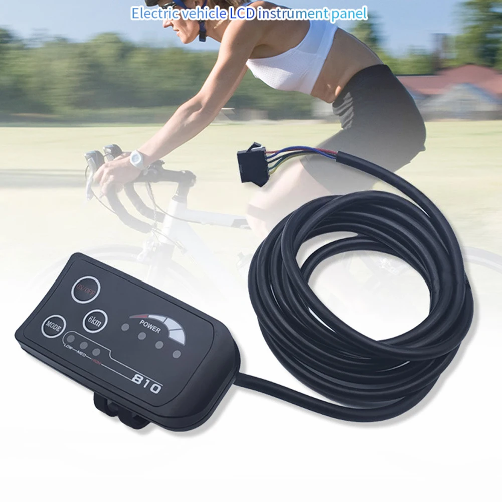 LED Voltage Gauge for Electric Bikes & Scooters Displays Real Time Power Information (Compatible with Multiple Voltages)