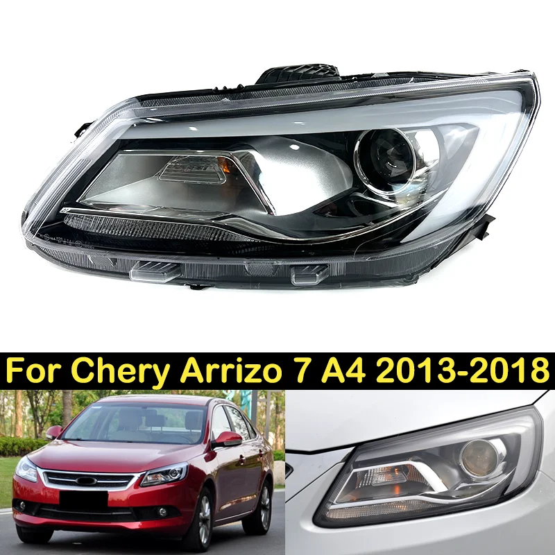 DECHO For Chery Arrizo 7 A4 2013 2014 2015 16 2017 2018 Headlight Front bumper headlight headlamp Assembly head light head lamp