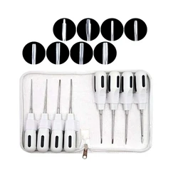 8pcs Dental Extracting Apical Root Elevators Surgery Stainless Steel Dentist Instrument Luxating Lift Tool