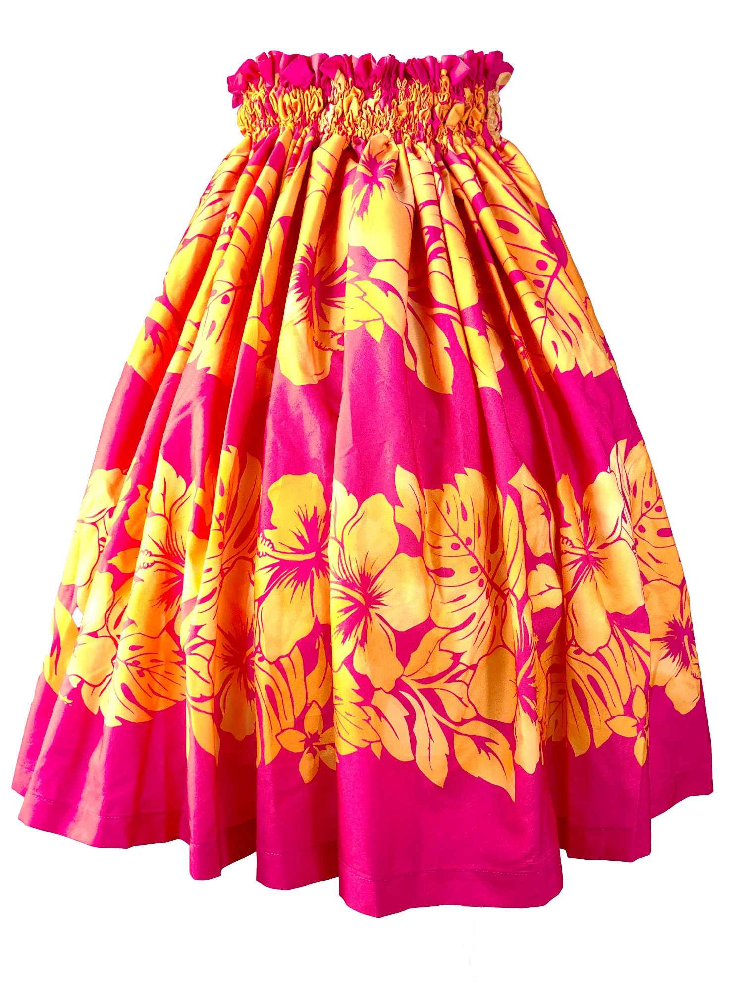 2026 New Hawaii Hula Dance Pa'u Skirt Floral Print Women Wear Paw Skirt Party Decoration Fashion Performace Dress