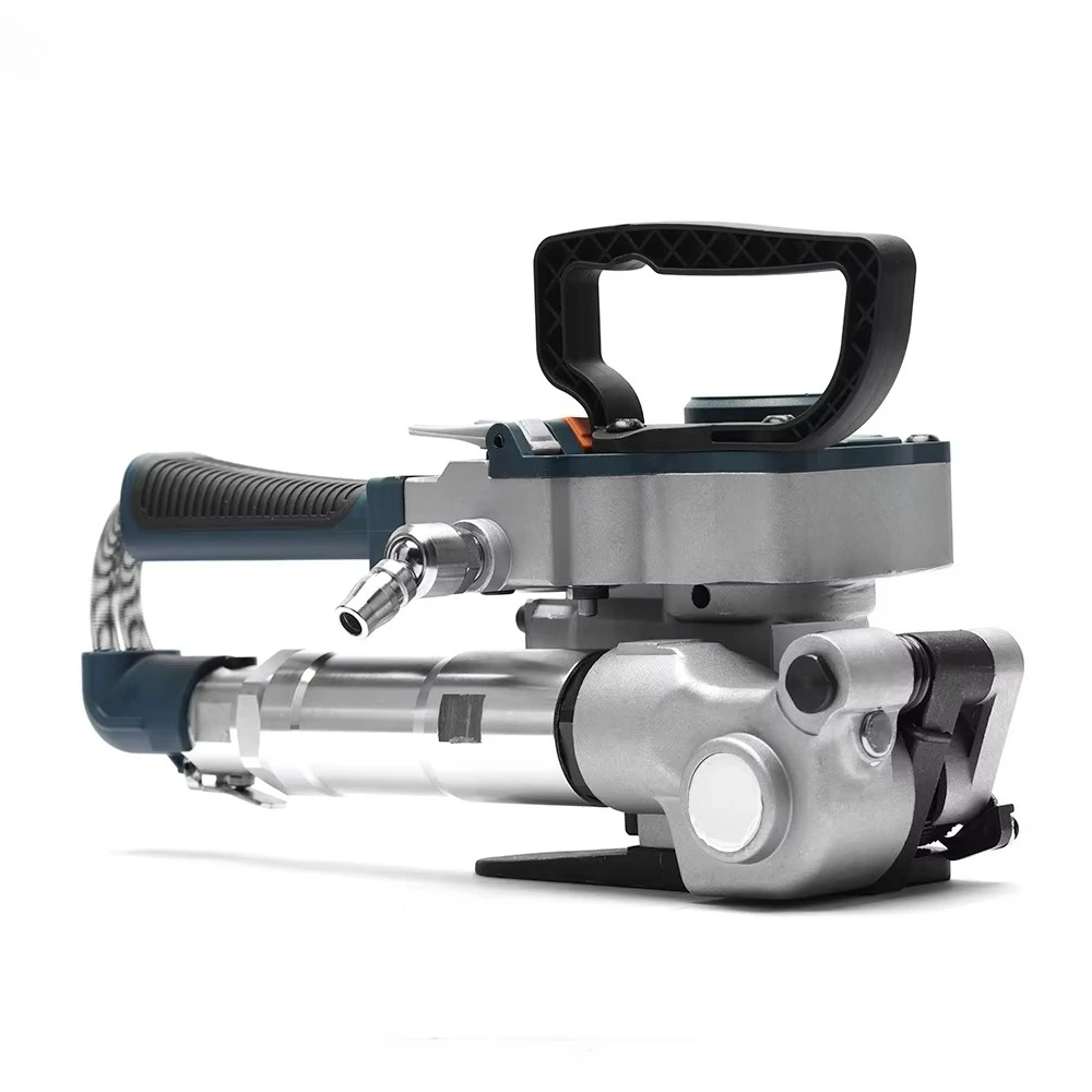 B19 Handheld Pet Tensioning Welding Tools Brick Pneumatic Strapping Machine With 3500N Max Tension