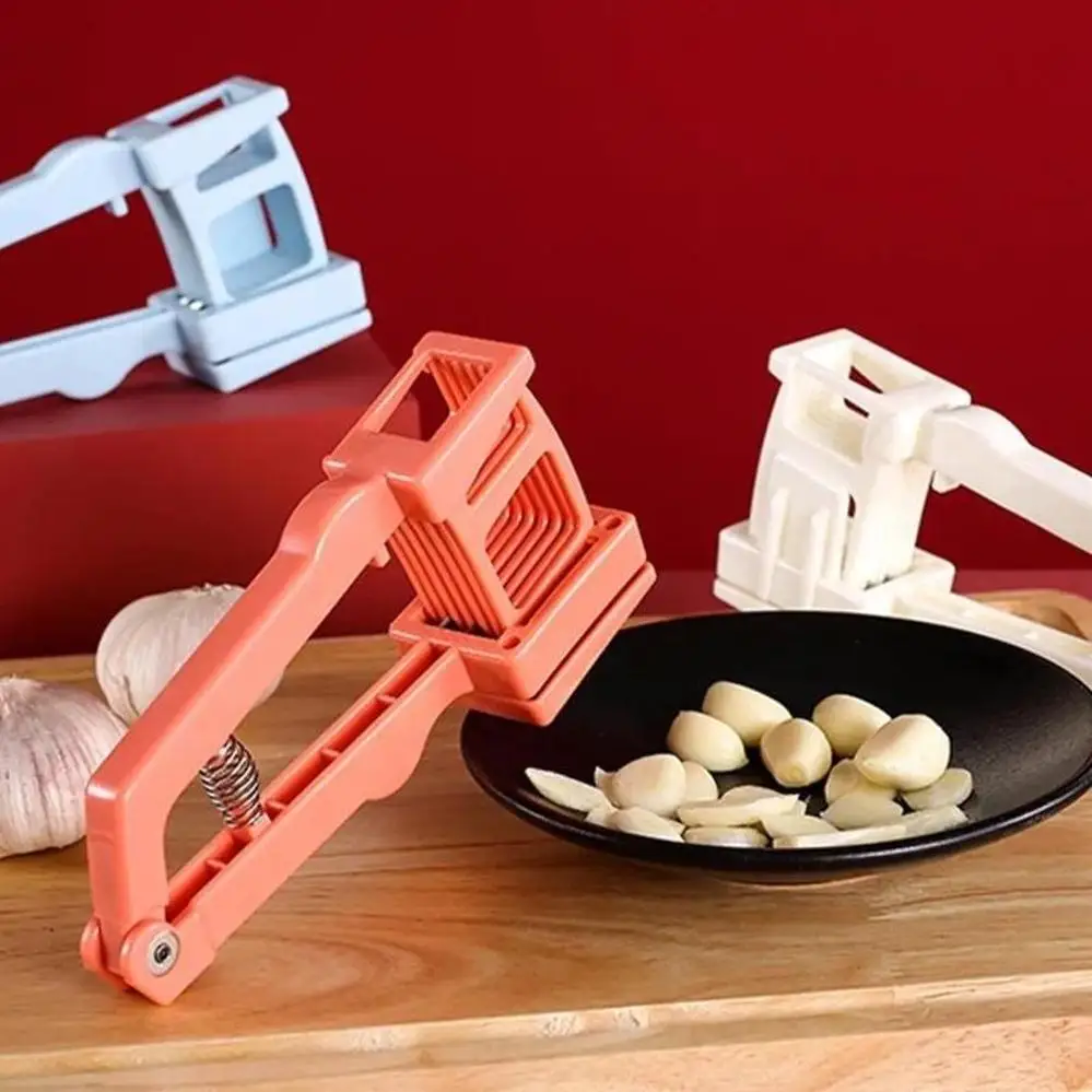 1 Pcs New Garlic Cutter Ginger Press Plastic Grinding Tools Masher High Efficiency Garlic Peeling Artifact
