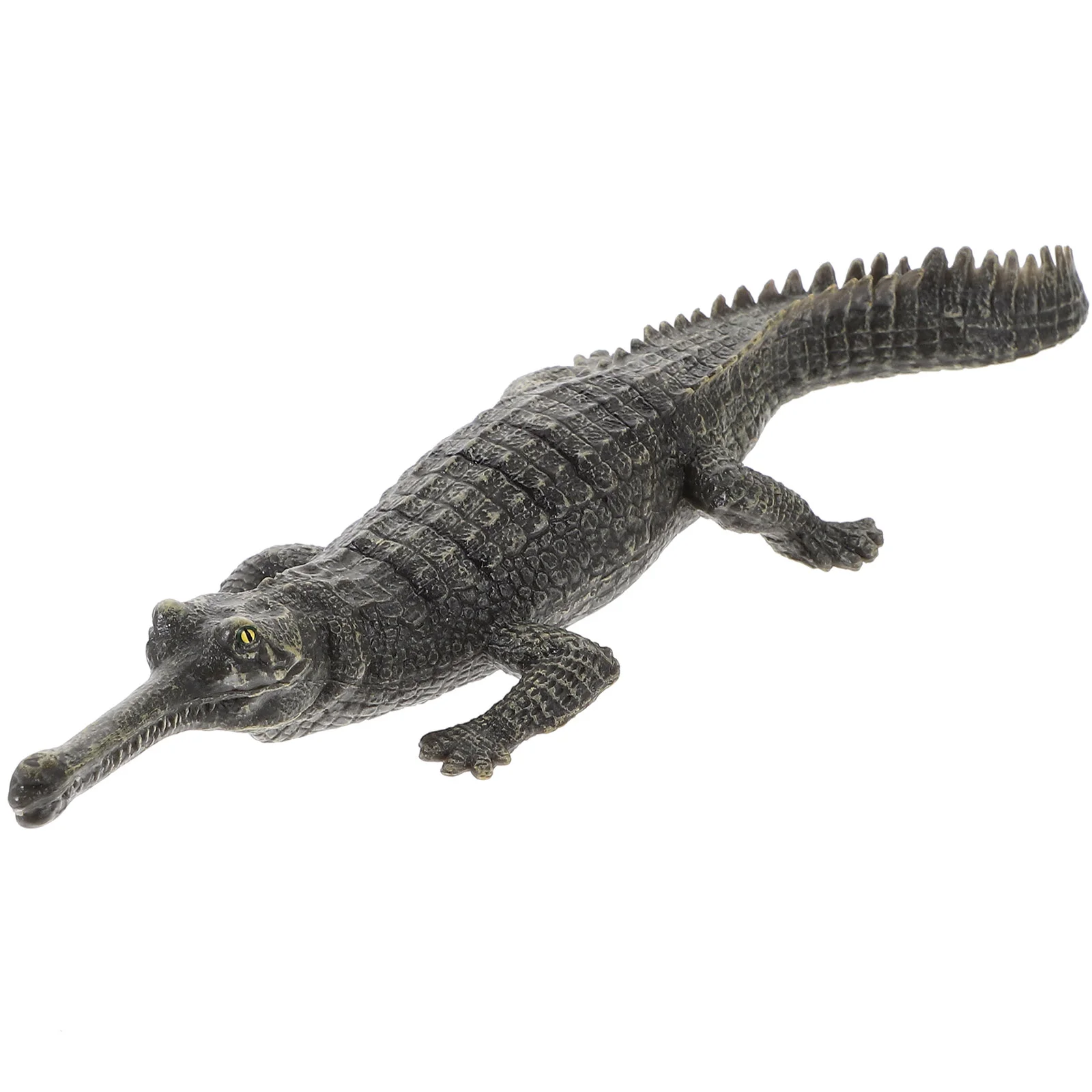 

Models Artificial Crocodile Ornament Fake Plastic Animal Desktop Decoration Figurines