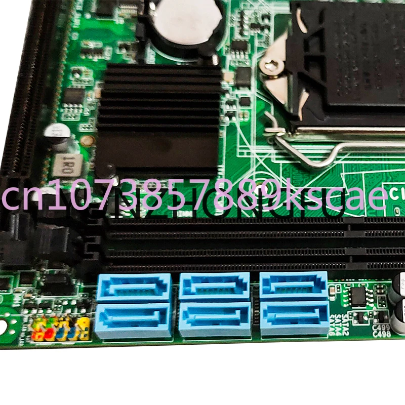 New B365 Black Qunhui ITX motherboard, industrial computer, soft routing,NAS storage server, 6th to 9th generation CPUs,dual M.2