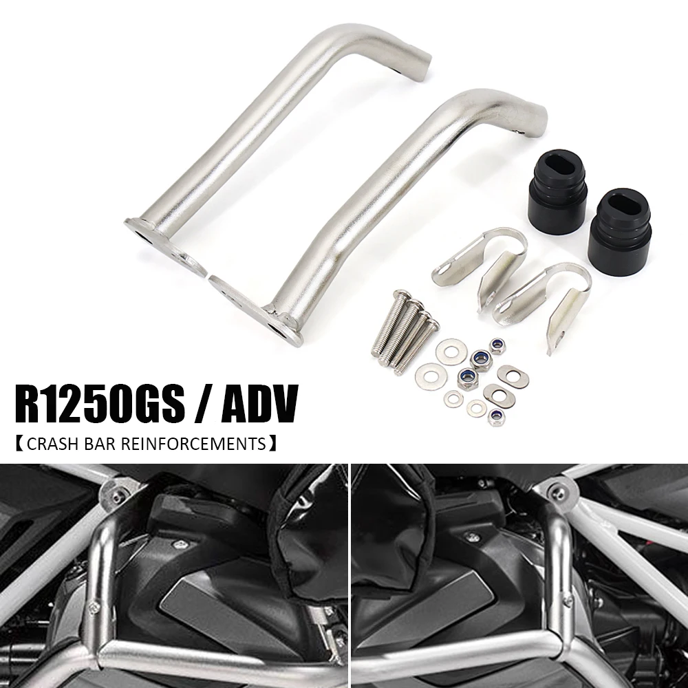 

New Accessories 1 pair Engine Highway Guard Crash Bar Bumper Frame Protection For BMW R1250GS R 1250GS 1250 GS Adventure ADV GSA