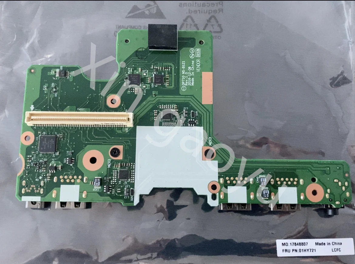 Original For Thinkpad P72 P71 P70 I/O Board Audio USB Board SD Card Reader  01HY743 01HY721 NS-B722 NS-B121 100% Perfect testing