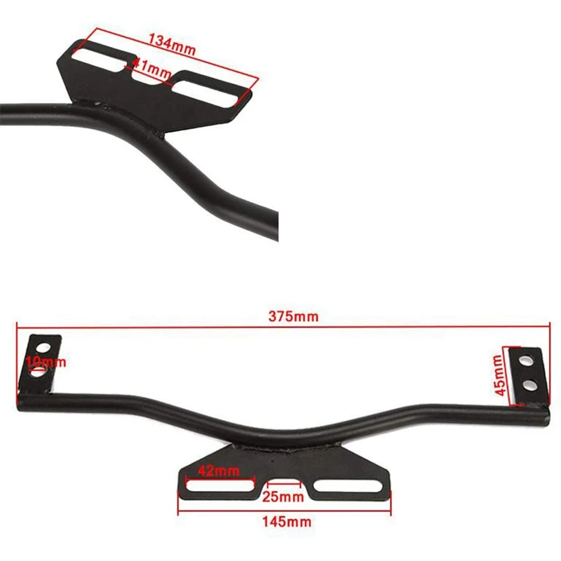 Barra de suporte de luz da motocicleta, Driving Spot Fog Passing Turn Signal, Luz para Suzuki, Kawasaki, Yamaha