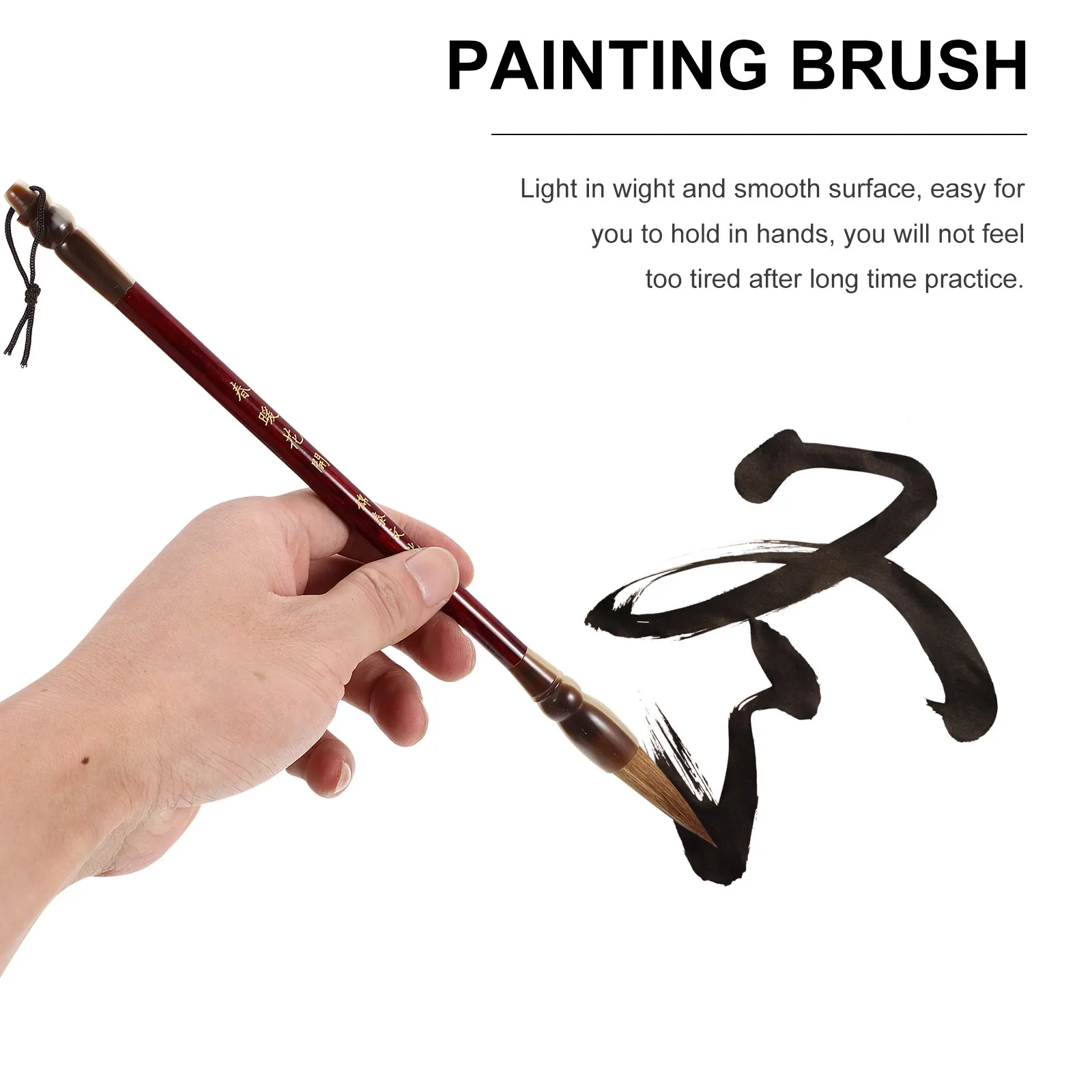 

1Set Chinese Calligraphy Brush Writing Brush Pens Smooth Lightweight Professional Calligraphy Art Stationery for Students Sumi