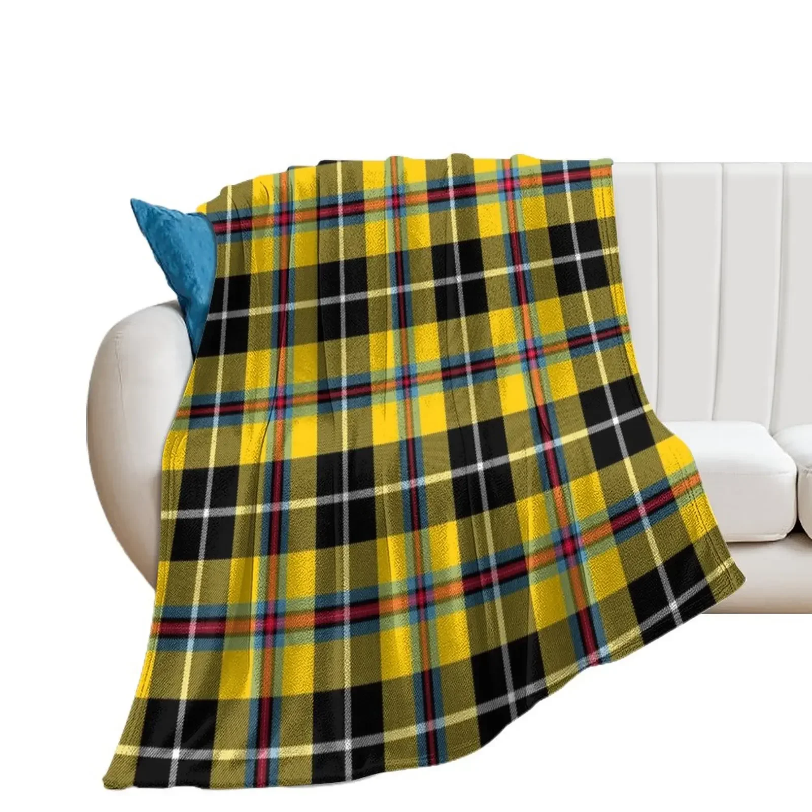 Cornish Tartan Throw Blanket Blankets For Sofas Multi-Purpose Blankets