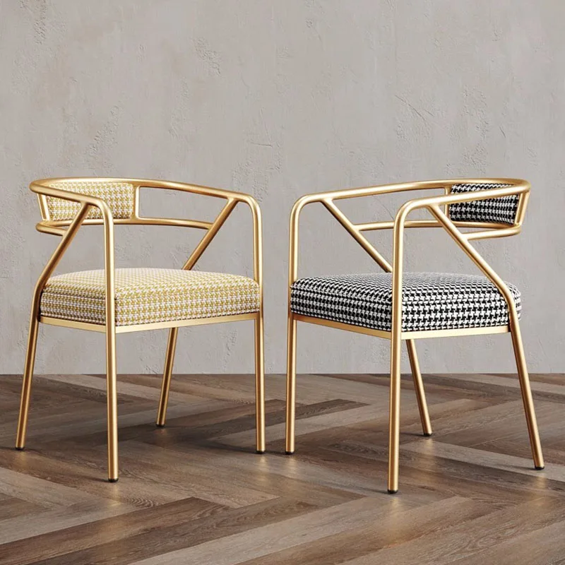 Sedie da pranzo ergonomiche per feste Accento Comode sedie da pranzo minimaliste Designer Nordic Lounge Sillas Para Comedor Furniture