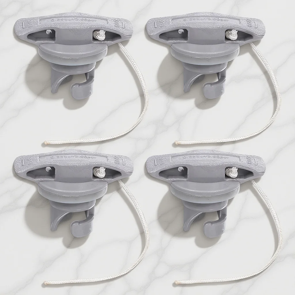 

4Pcs Kayak Air Valves Covers Professional Wear-Resistant Portable PVC Replacement for Inflatable Boat Surfboard