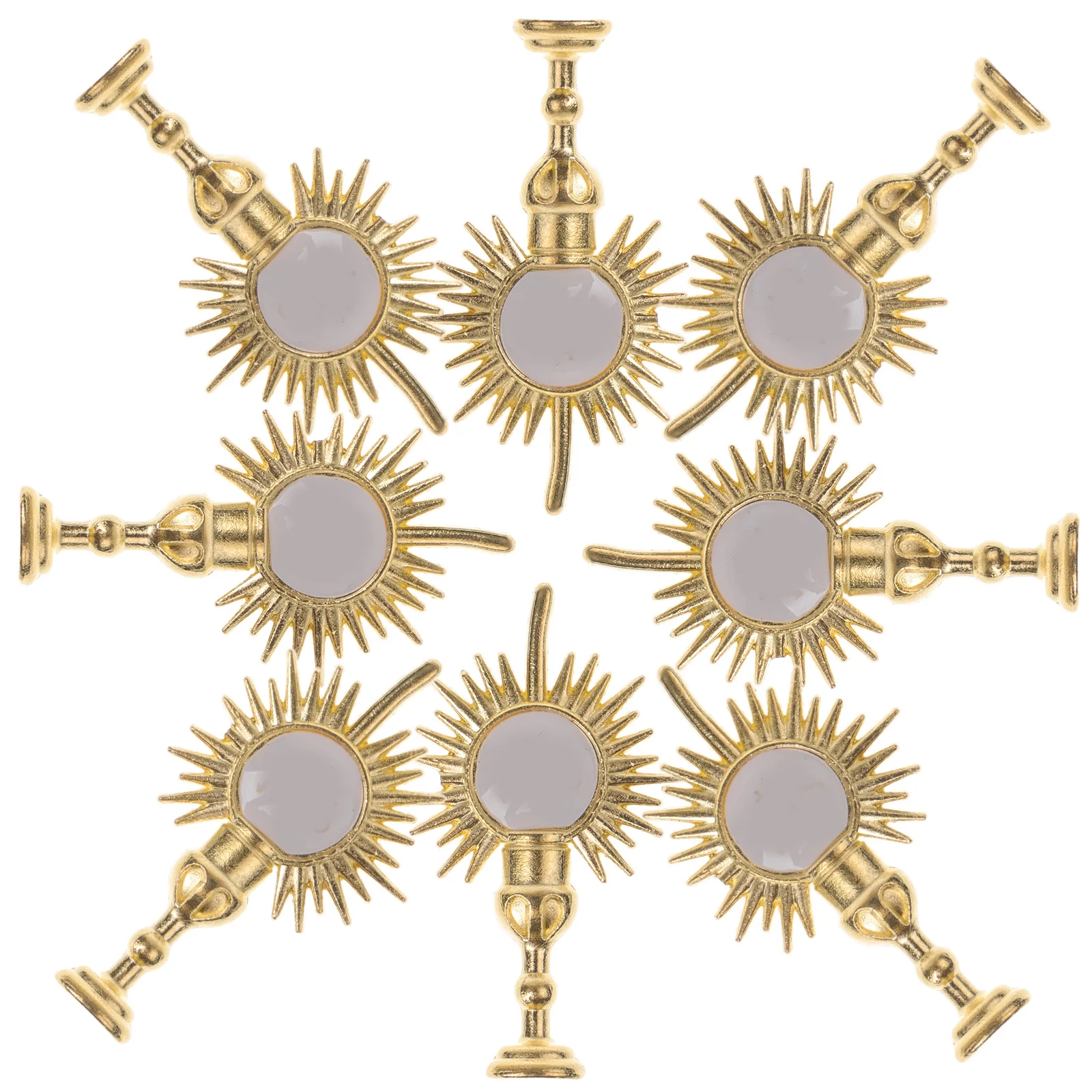 

20 Pcs Party Supplies Christmas Ornaments Baptismal Religion Party Decorations Decorations Cake Toppers Holy Light Church Pins
