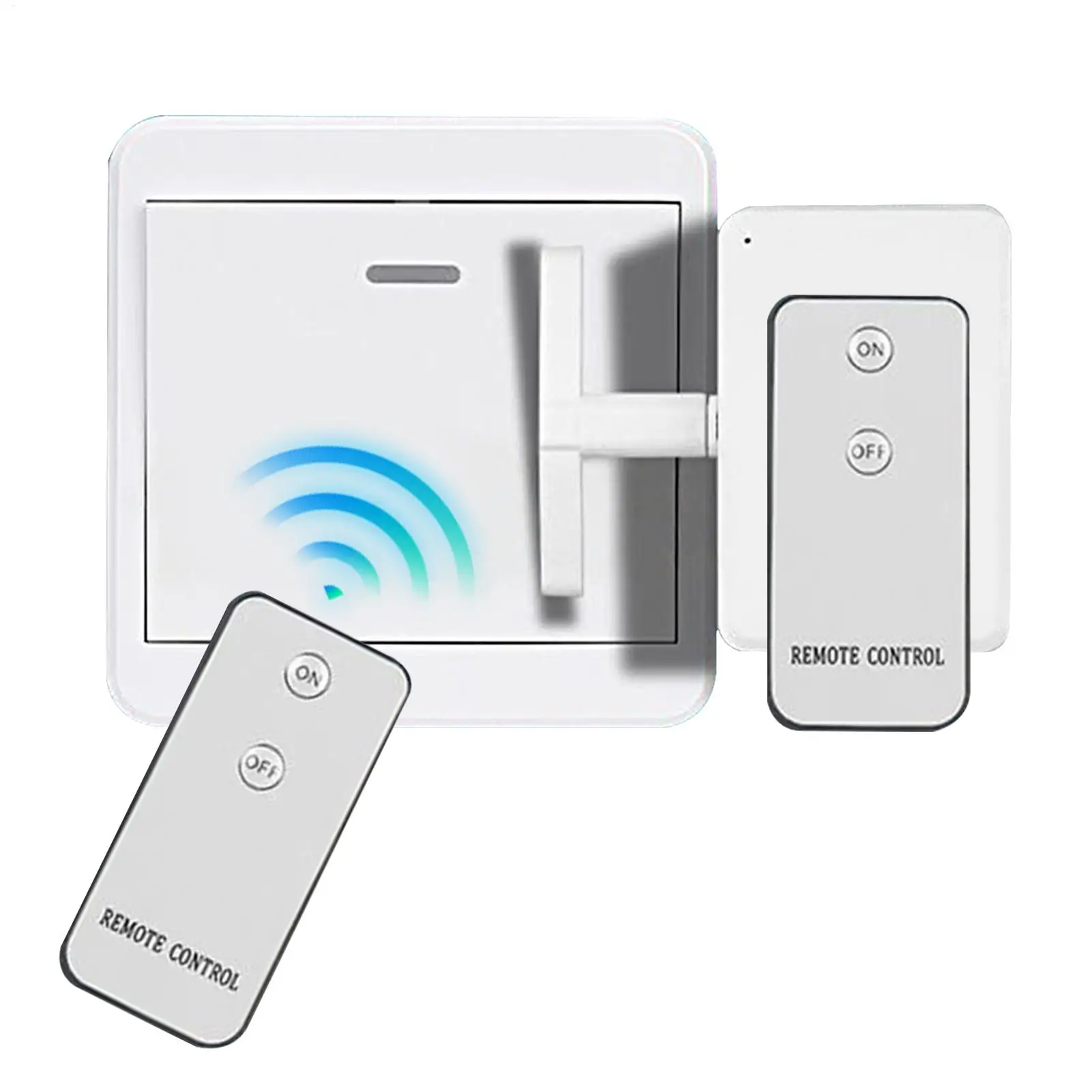 

Беспроводной пульт-кнопкодаватель с радиусом действия 10 м для диммеров, освещения, автоматизации в общежитиях и автомобилях