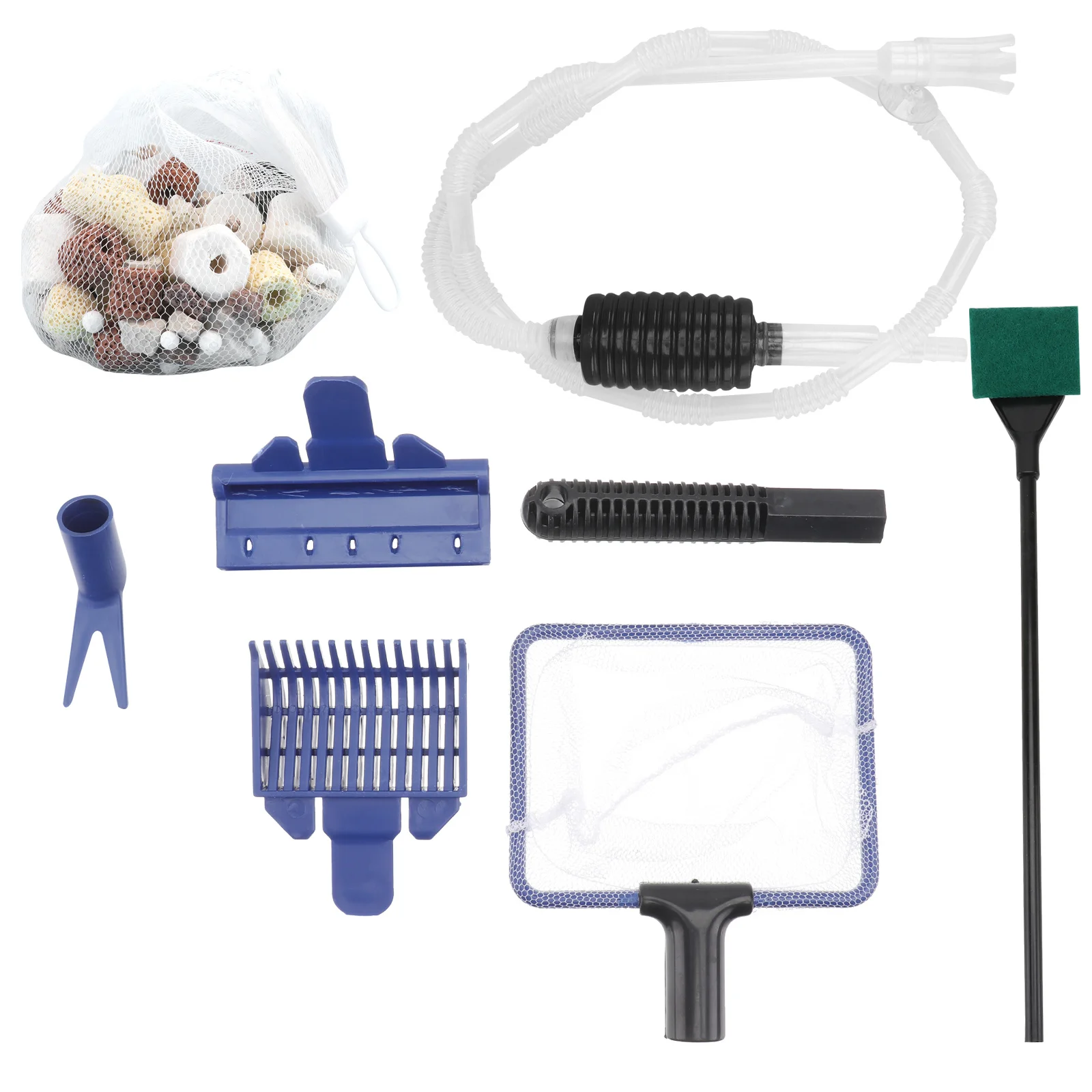 

1Set Fish Tank Water Changer Gravel Cleaner Large Suction Pump Aquarium Tool Dirt Debris Siphon Cleaner for Medium Fish Tank