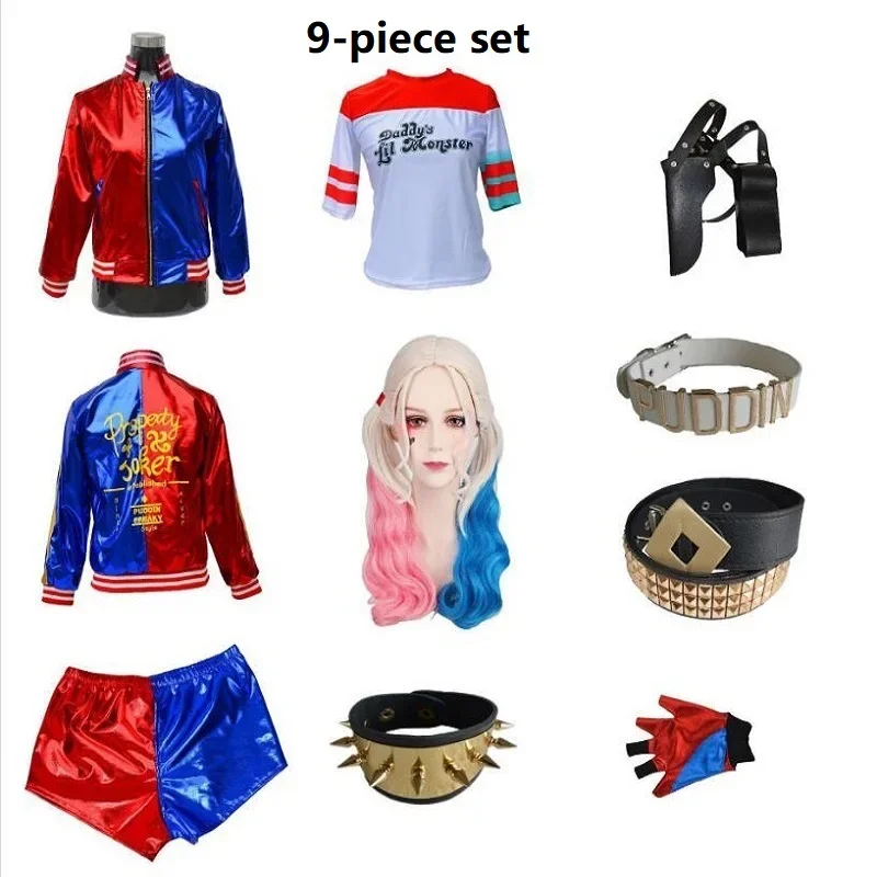 Suicide Squad Harley Quinn suicide square children's clown girl cosplay costume