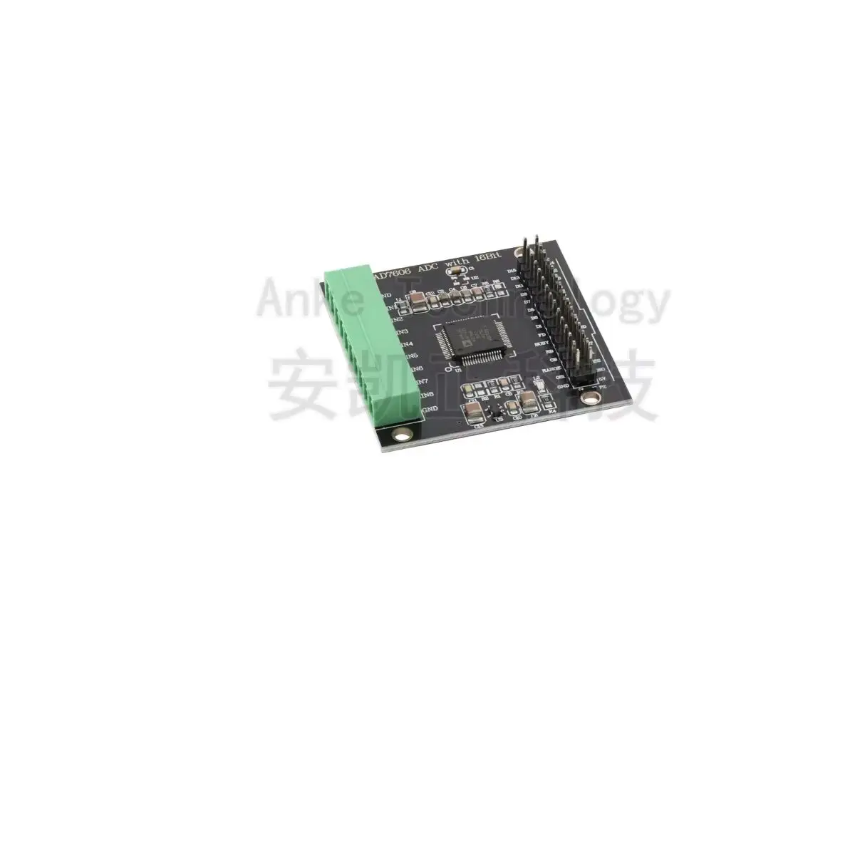 

AD7606 Multi-Channel AD Data Acquisition Module, 16-bit ADC, 8-Channel Synchronous, Voltage Sampling Frequency 200KHz