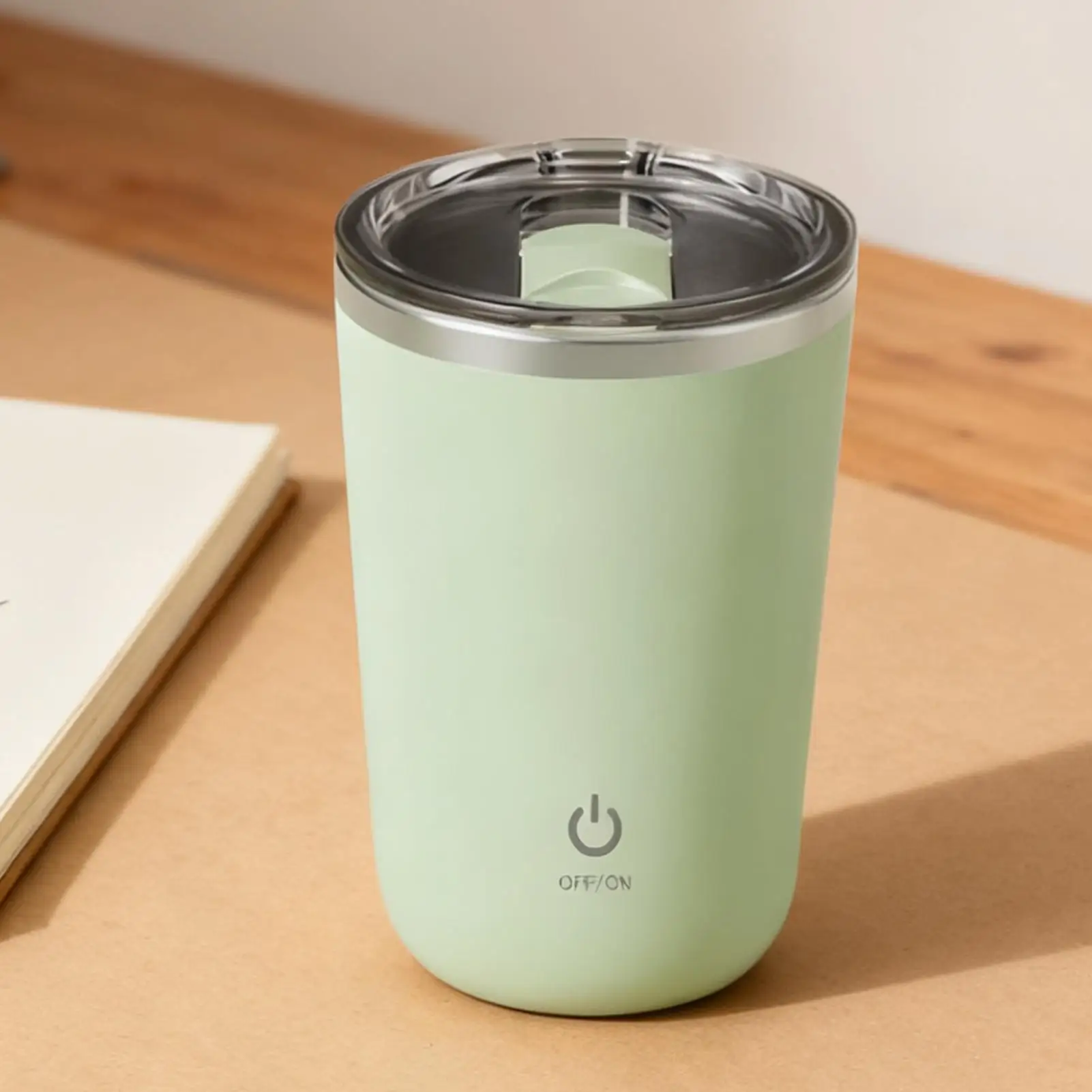 كوب تحريك ذاتي محمول بعمر بطارية طويل كوب تحريك تلقائي مغناطيسي لعشاق اللياقة البدنية والنساء والمحترفين والكلية