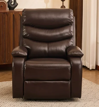 Modern Electric Power Lift Recliner Chair, Tri-Motor Leather Massage Sofa, Single Seat, Extendable, Eco-Friendly Elderly view 3