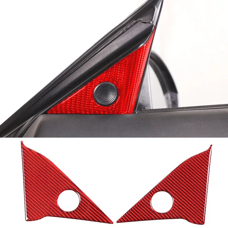 

For Nissan 350Z 2003-2006 soft carbon fiber car A-pillar horn frame cover sticker car interior decoration accessories