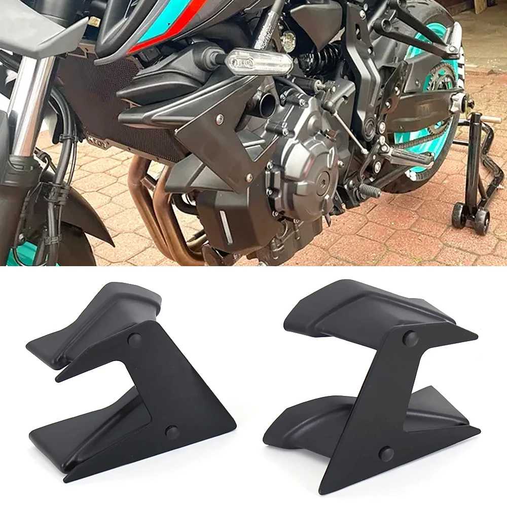 

Motorcycle Sport Downforce Naked Side Spoilers Aerodynamic Wing Deflector Fits For YAMAHA MT-07 MT07 MT 07 SP 2018 2019 2020