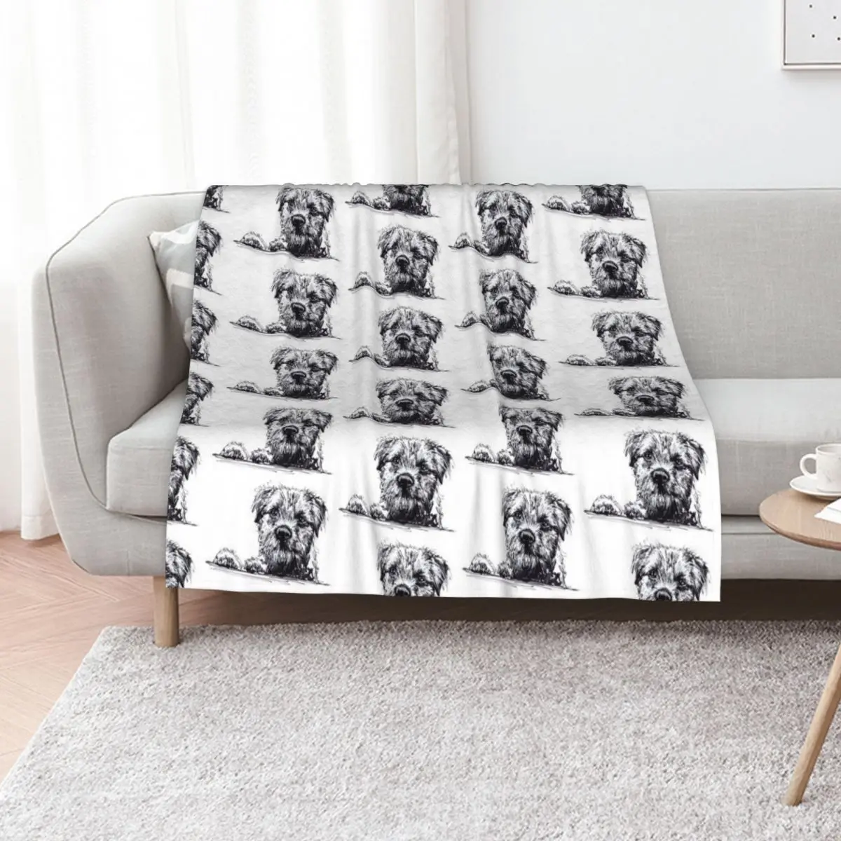 

Border Terrier Throw Blanket Baby manga Bed covers Soft Big Blankets