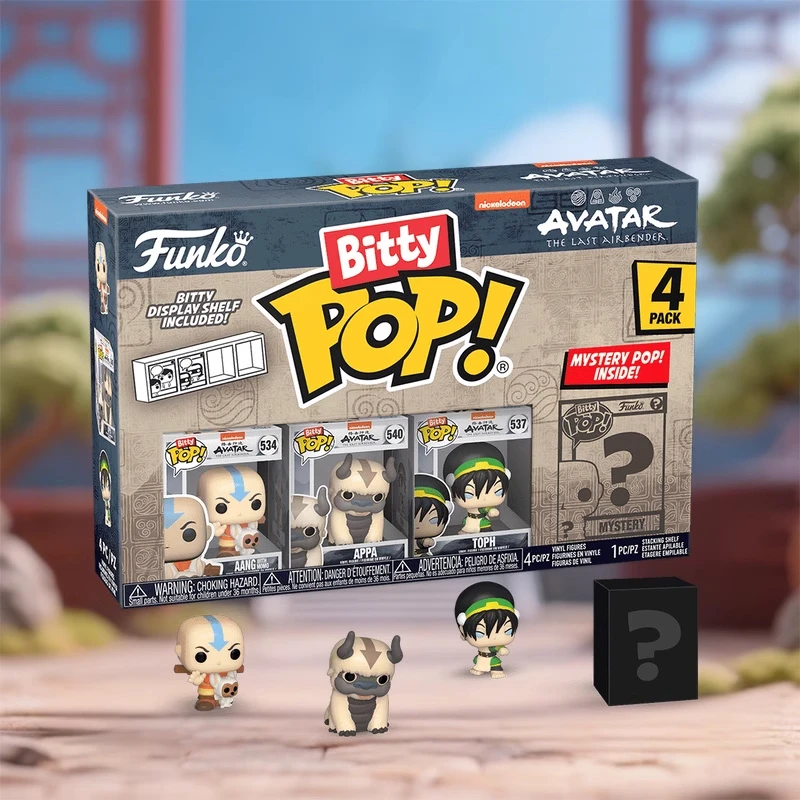 

Genuine Edition FUNKO POP Avatar: The Last Airbender - Aang, Sokka Anime Desktop Decoration Ornament Toys Collectible Model