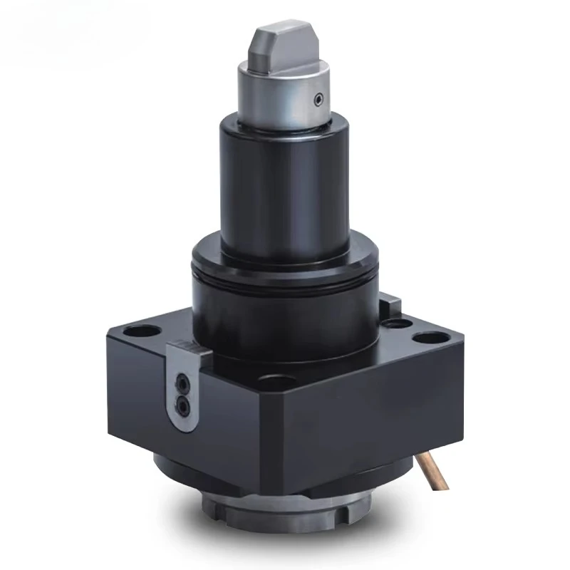 DAS 0 Degree Alloy Steel Live Tool Power Head for CNC Lathe and Milling Machine Fast Drilling & Threading Live Tool Holder