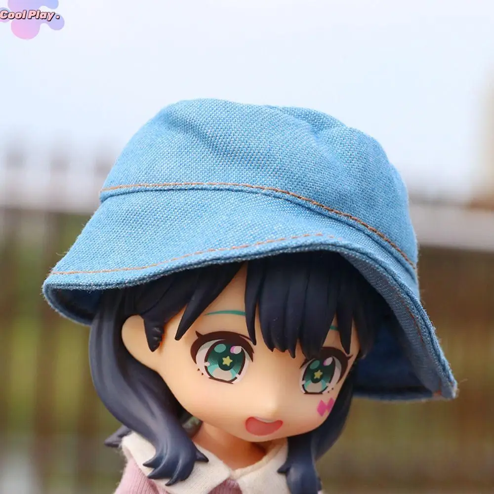 

Doll's Clothes BJD Fisherman Hat Handmade DIY Mini Bucket Hat Cute Mini OB11 Doll Hats Cotton Doll Accessories