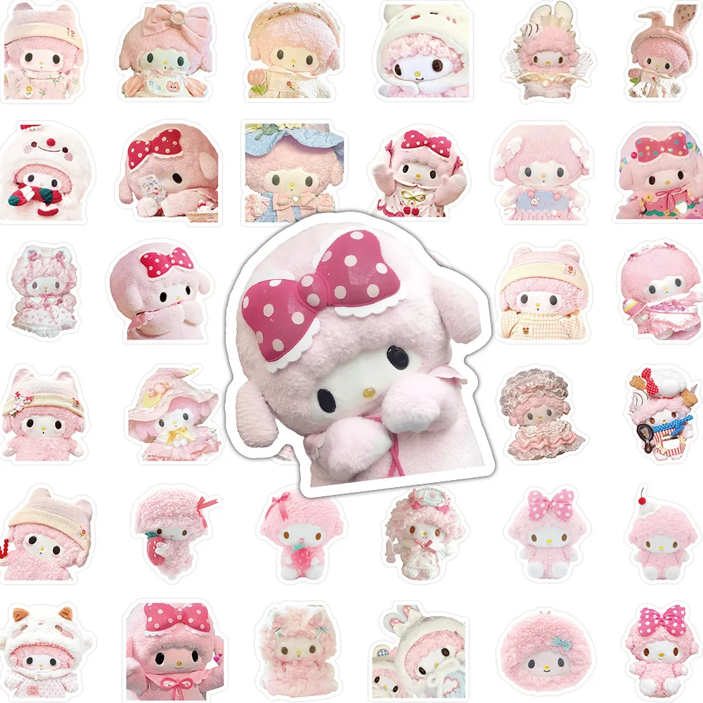 10/30/63 قطعة جديد بلدي الحلو البيانو سانريو الكتابة على الجدران ملصق لطيف الوردي خروف الكرتون ملصق مائي الأمتعة بها بنفسك الأمتعة الهاتف الغيتار سكيت ألعاب أطفال