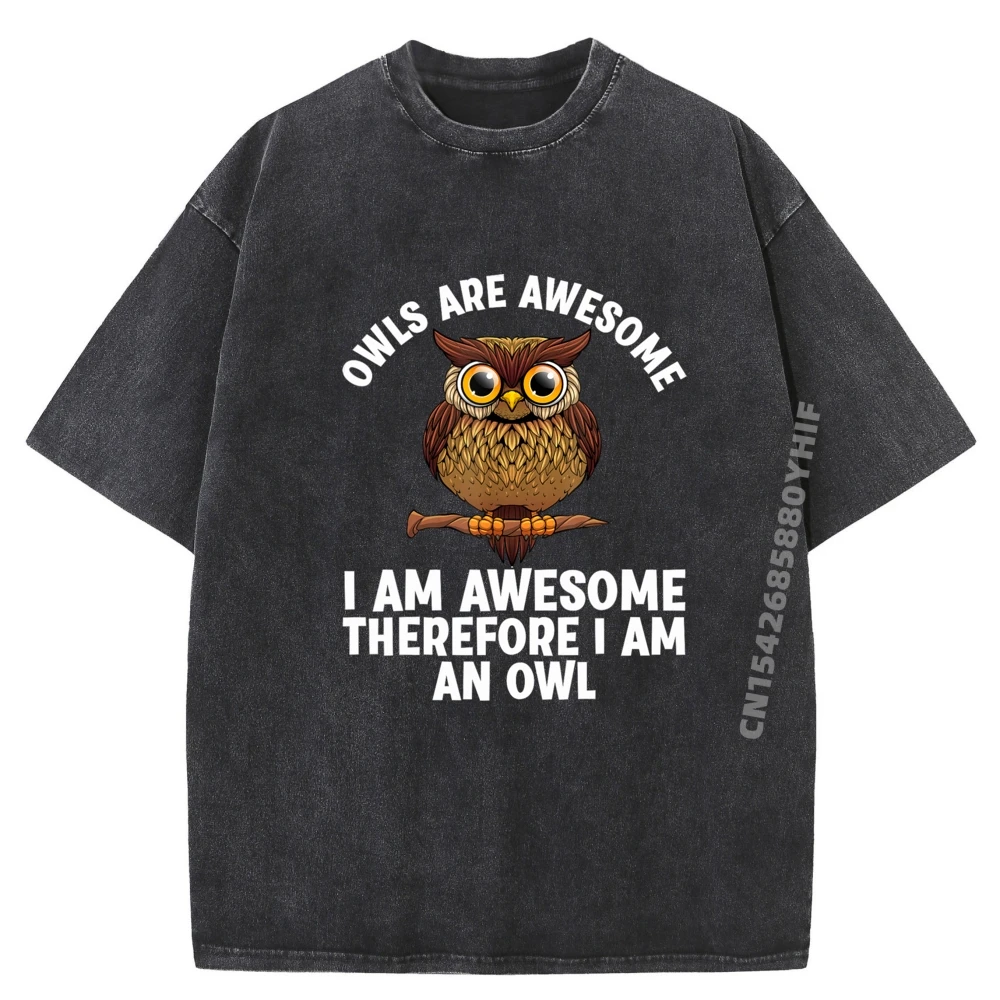 

Funny Owl Design For Men Women Night Owl Animal Owl Lover Shirt Graphic Tee Oversized T Shirt Men Washed Tshirt