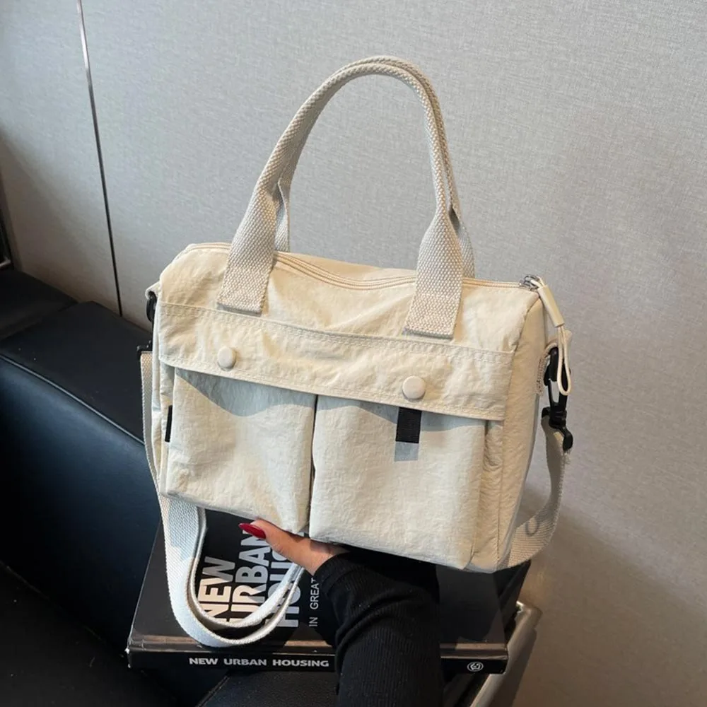 

Fashion Multicolor Tote Bag High-capacity Nylon Crossbody Bag Load Reducing Lightweight Shoulder Bag Gift