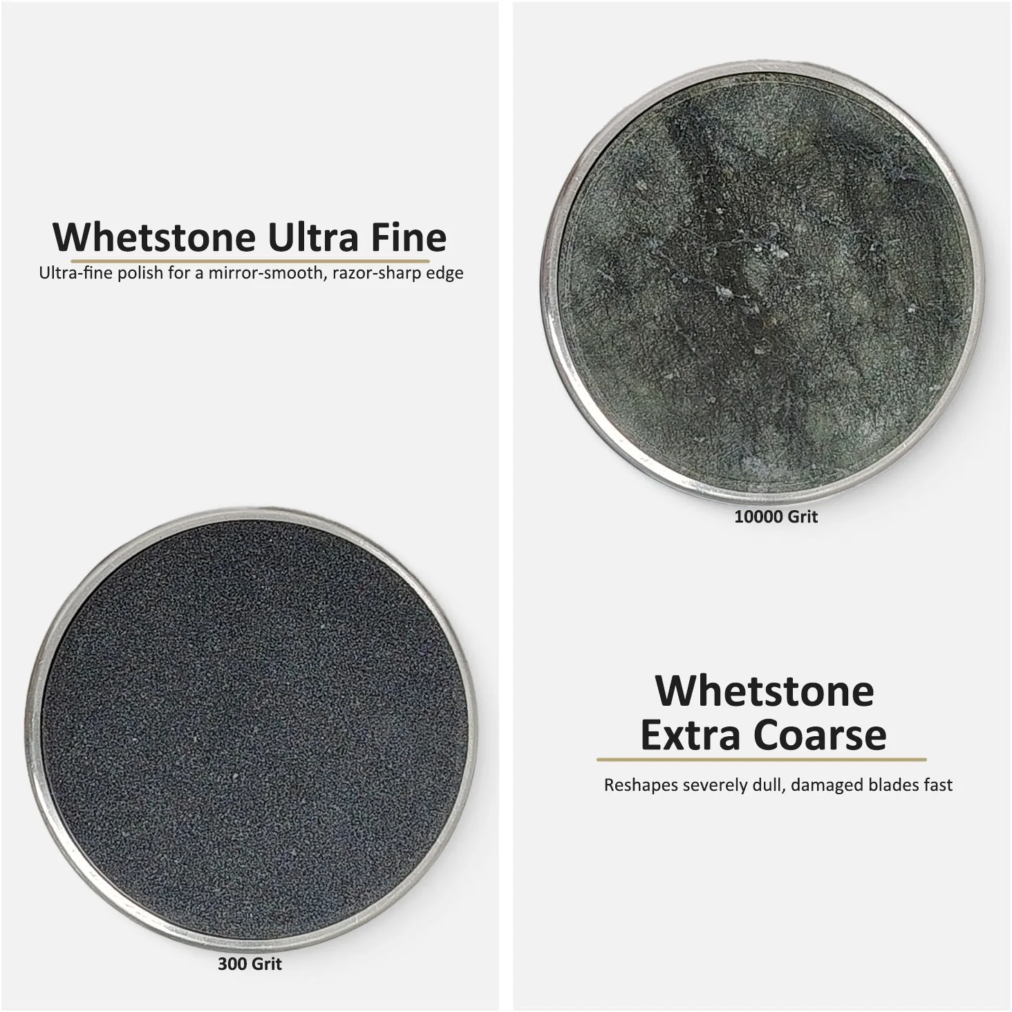 

Horl Knife Sharpener Disc Replacement 400 Grit Group With 1000 Grit To 10000 Grit And Leather Strop Compatible WIth Horl 2