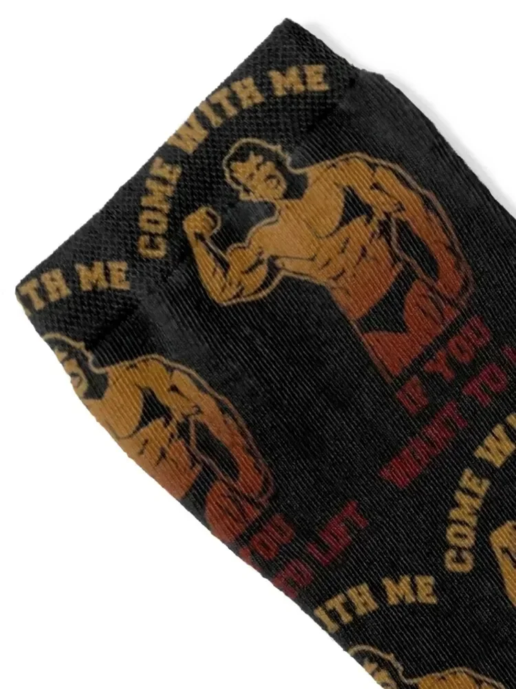 Arnold Come With Me LIFT Socks Novelties new in's tennis cartoon Ladies Socks Men's