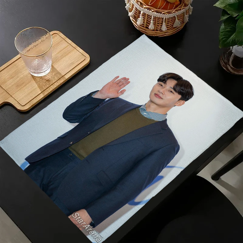 

1 шт. Park seo jun подставка для столовых приборов, декор для обеденного стола, льняные коврики для посуды, подставка для столовых приборов, аксессуары для украшения посуды