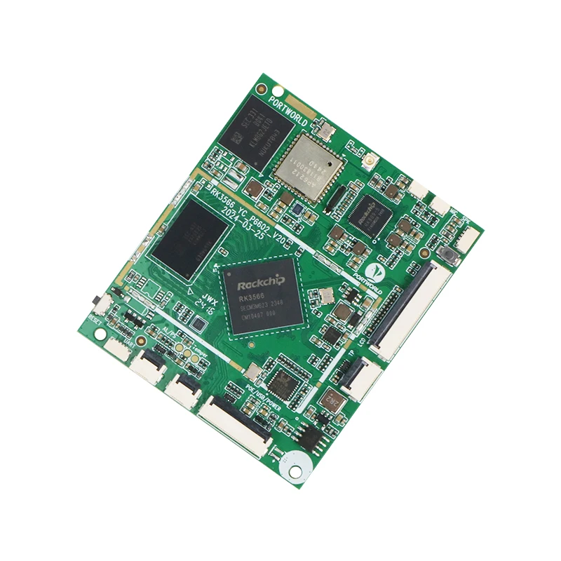 Rockchip RK3566 رباعية النواة اللوحة الرئيسية للمنزل الذكي أندرويد ديبيان Buildroot Ubuntu CentOS خيار نظام Yocto لسطح المكتب الجديد