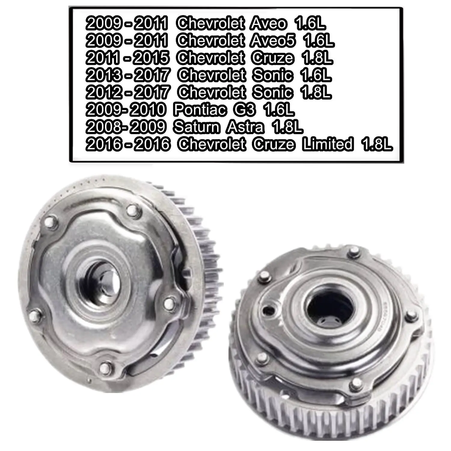 

55567048 55568386 55567049 Intake Exhaust Engine Timing Camshaft Cam Gear For Chevrolet Aveo Cruze Sonic Opel Vauxhall Astra
