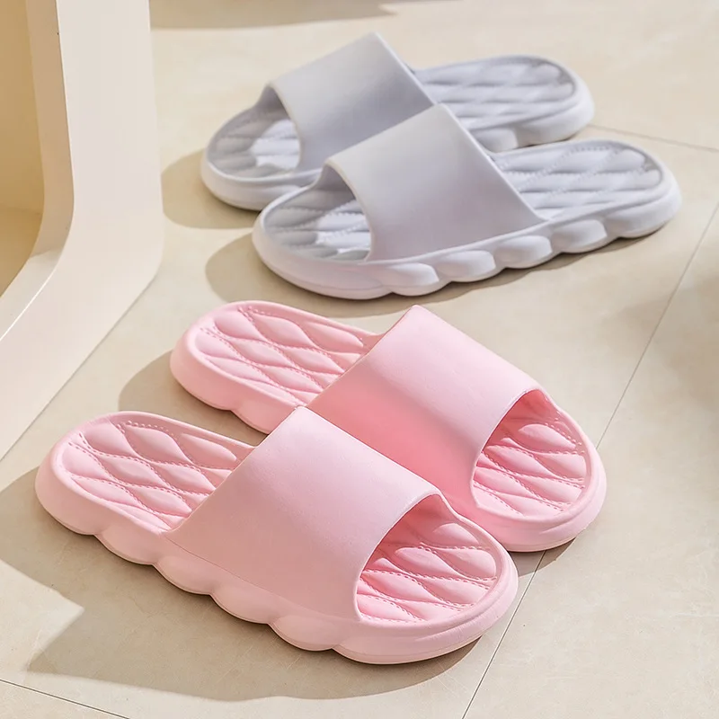 Slippers Women Shoes Non-Slip Wear-Resistant Comfortable Household Bath Couple Eva Slippers Men Shoes Personalized deodorization