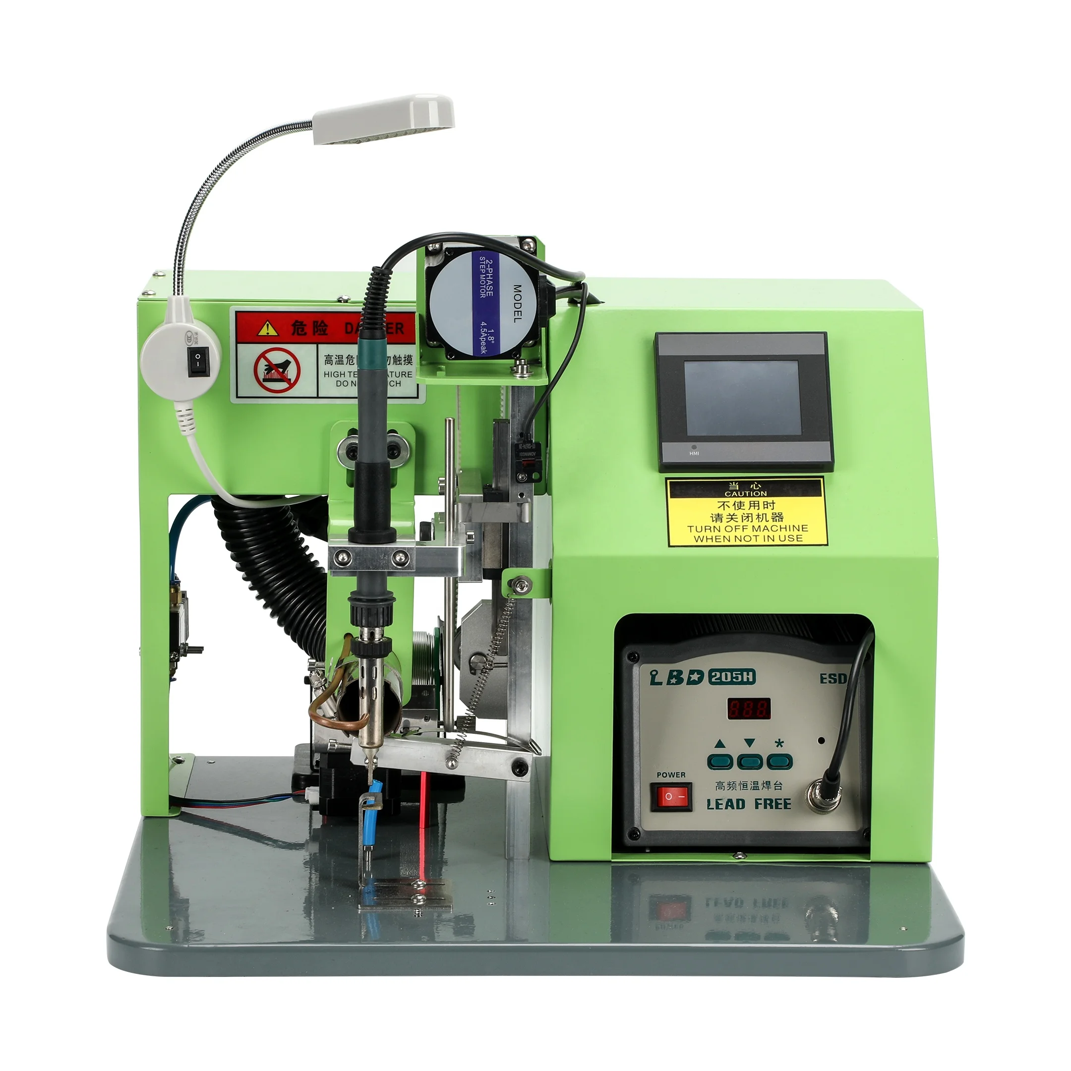

Semi Automatic Wire Tin Soldering Machine With Cutting and Stripping Functions Cable Making Equipment Welding Machine Portable