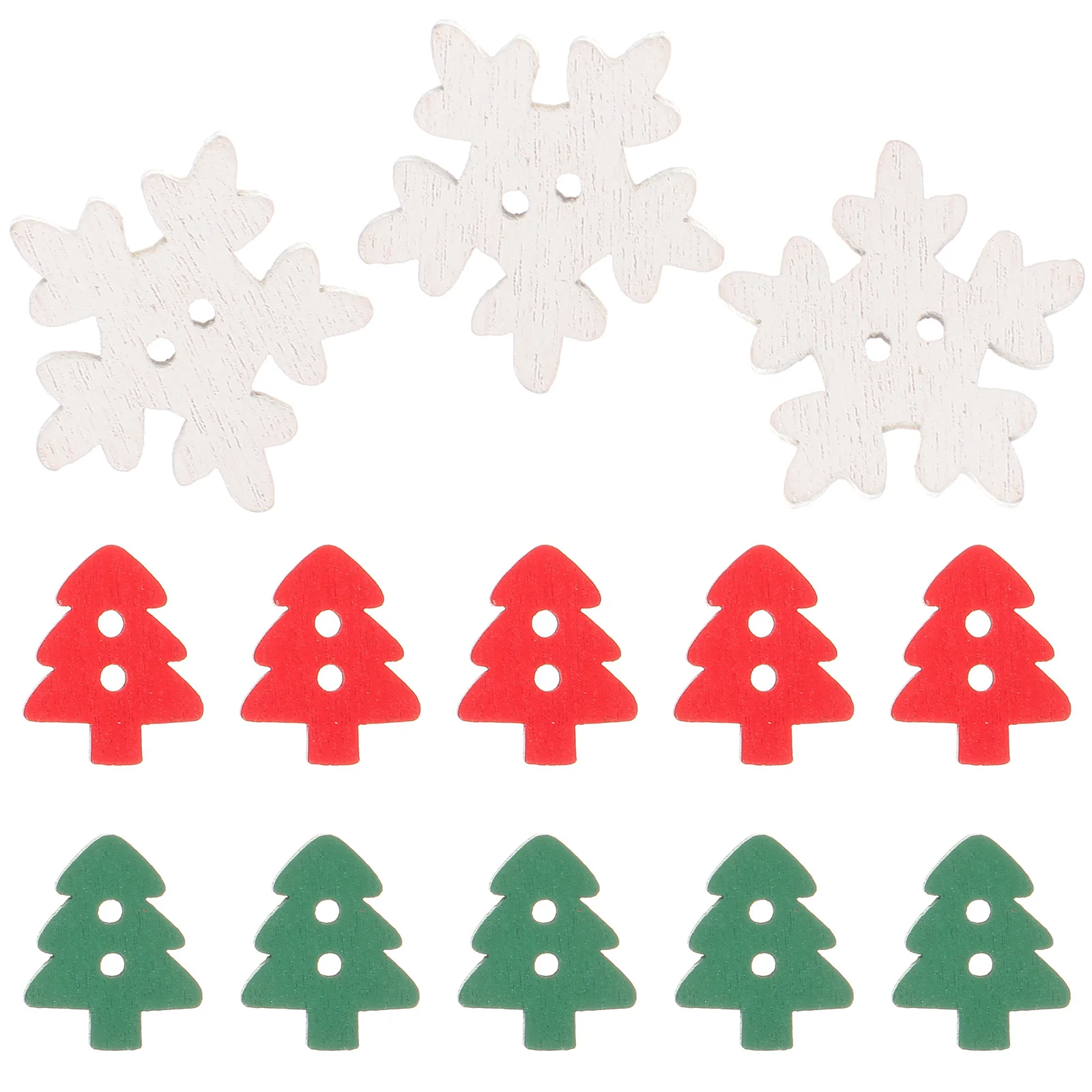 

100 шт., рождественские деревянные пуговицы со снежинками с героями мультфильмов, принадлежности для рукоделия, декоративные швейные пуговицы для одежды, тканевые куртки