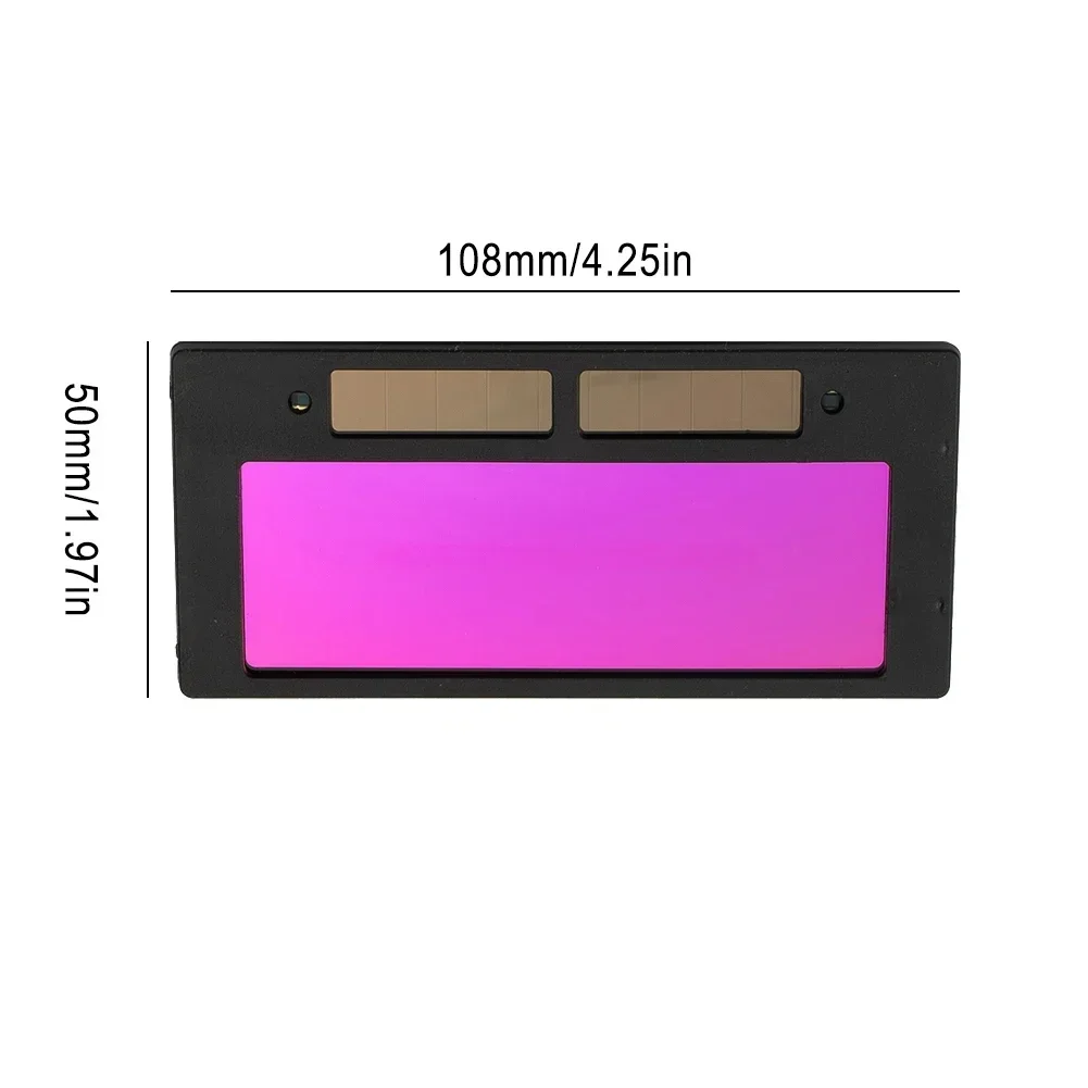 Welding Lens Auto Darkening 0.2S Return Delay Solar Powered Auto Darkening Welding Helmet Mask Glass Soldering Lens Replace