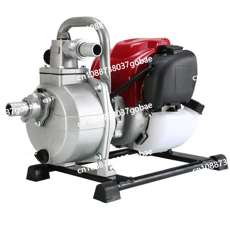 

Lightweight Four-stroke Two-stroke 1-inch Gasoline Water Pump Household Vegetable Watering Artifact, Small Water Pump