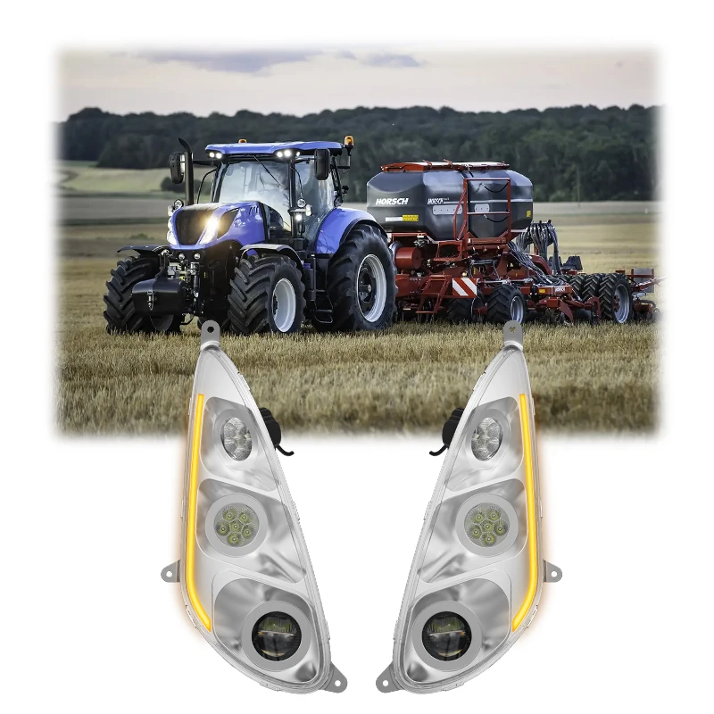 ECE R149 100W Tractor LED Headlight for New Holland T7.210 82037492 82037494