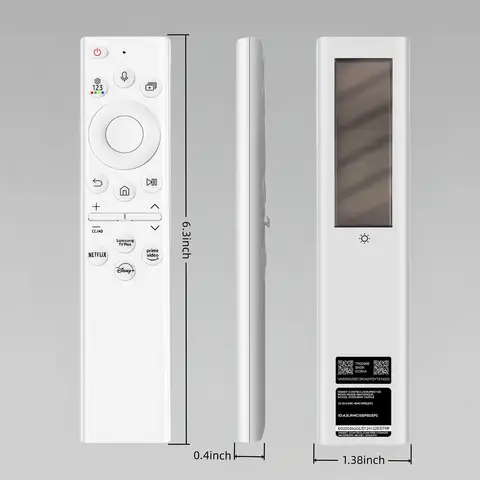 BN59-01391A Solar Voice Remote for Samsung TV Remotes Replacement with Bluetooth Rechargeable Solar Cell Fit for Samsung Remote